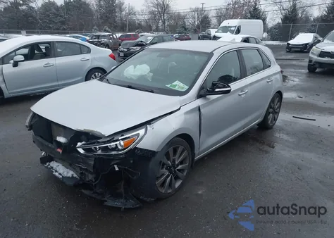 2018 Hyundai Elantra Gt Sport из США, поврежденный, VIN KMHH55LC1JU071379